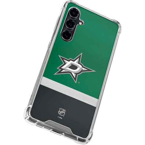 NHL Dallas Stars Jersey Galaxy S23 FE Clear Case